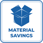 Material Savings
